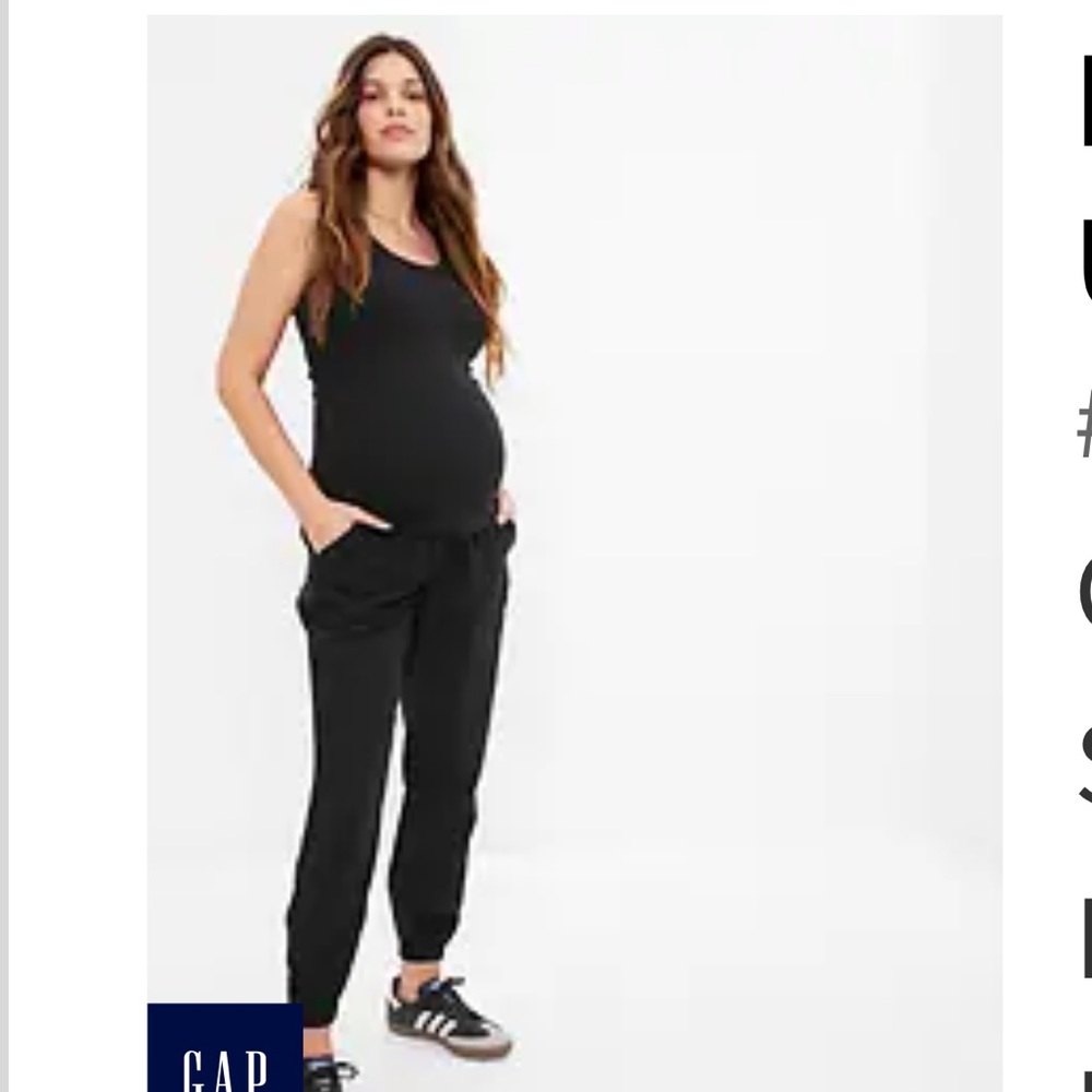 Gap Maternity Tencel Full Panel Utility Joggers